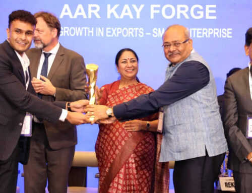 AarKay Forge receive Gold Trophy for Highest Growth in Exports at EEPC INDIA Export Excellence Awards 2025
